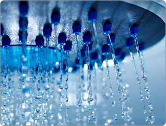 Oberkopfdusche Material Kunststoff